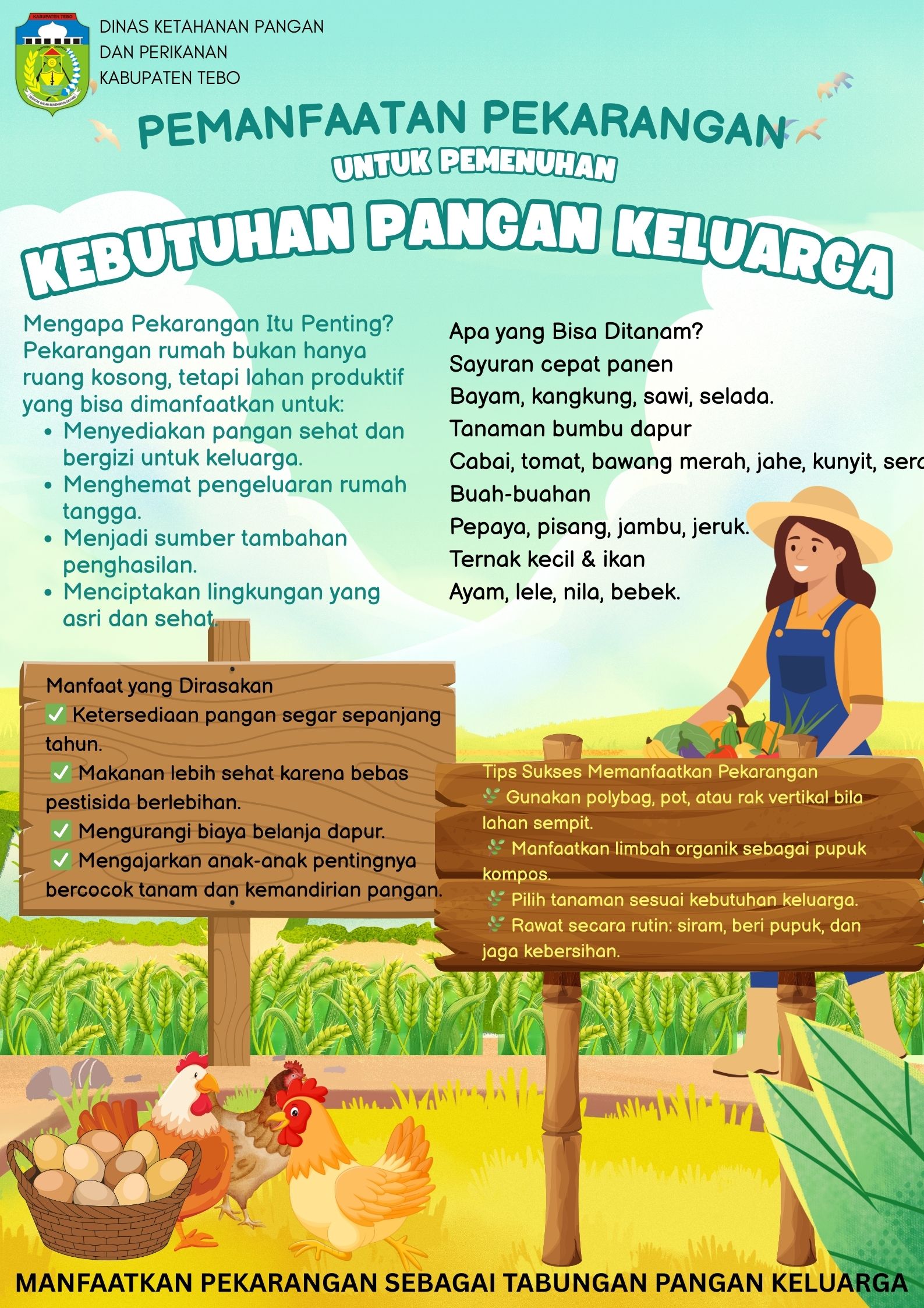 Pemanfaatan Pekarangan untuk Pemenuhan Kebutuhan Pangan Keluarga