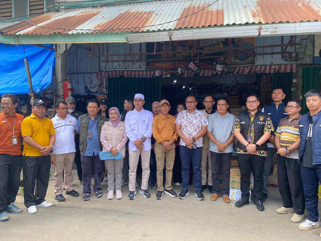 Tim Pengendalian Inflasi Daerah Kabupaten Tebo Dampingi Pemantauan Harga Beras di Pasar Muara Tebo